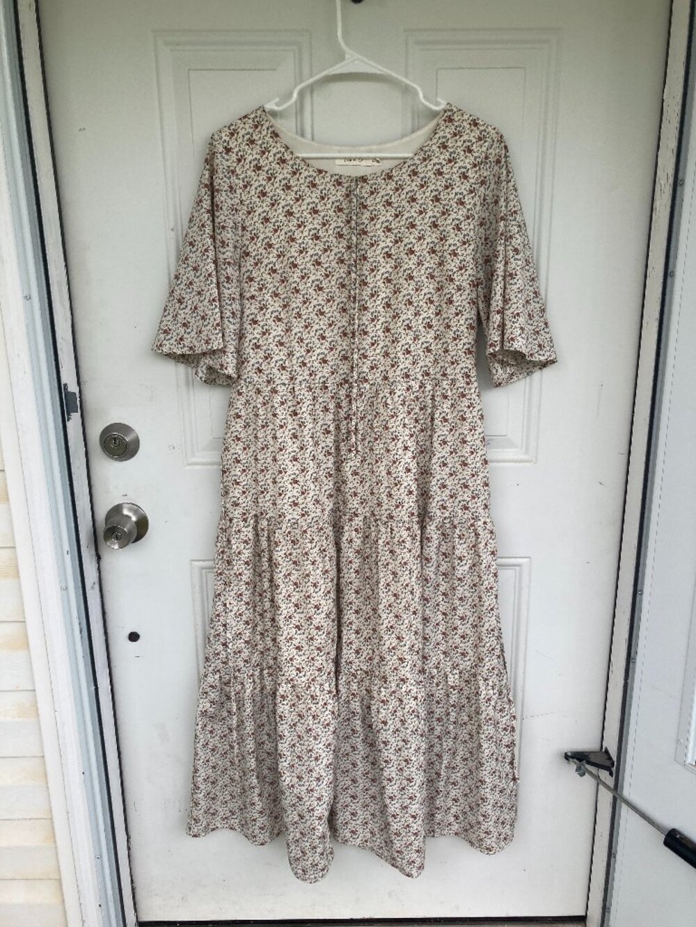 Floral Midi Cottage Dress